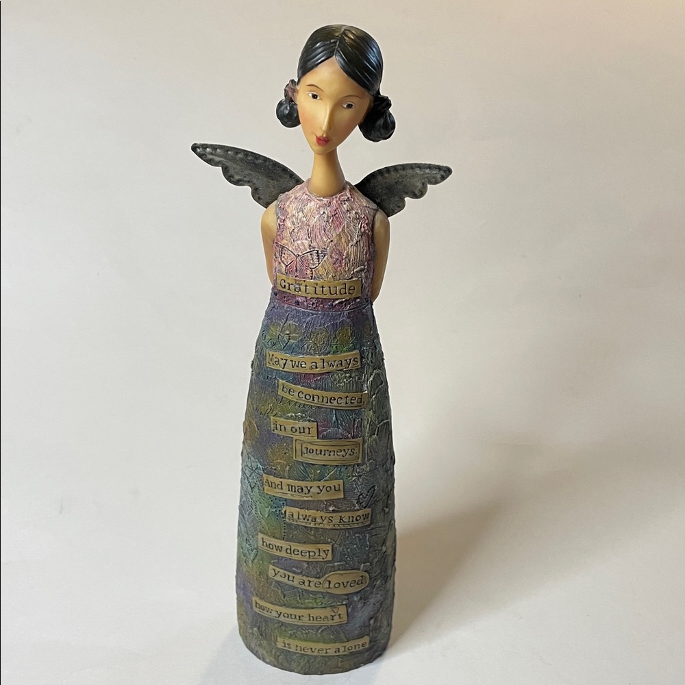 Kelly Rae Roberts "You Are Loved" Angel Figurine Gratitude Inspirational Quotes